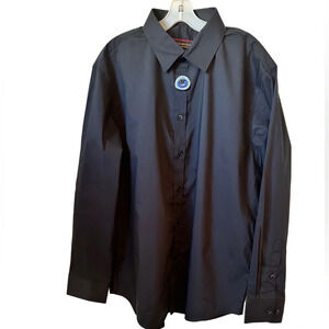 NWOT Men’s Luxurious Wear Shirt Long Sleeved Collared Button Dress Casual Shirt